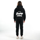 SW Lux Comfort Oversized Hoodie Dark Black