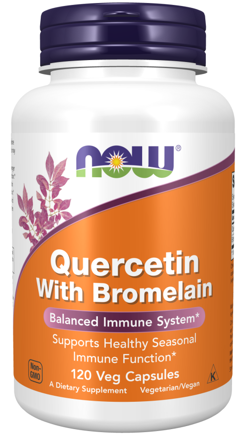 Quercetin with Bromelain by NOW Foods